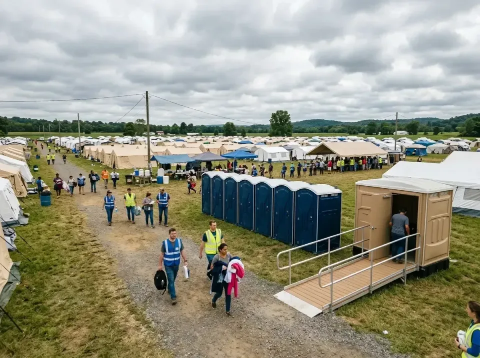 disaster-relief-camp-restrooms-010 — frequently asked questions, Dumpster & Portable Bathrooms Rental in Hudson, NC
